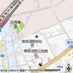 栃木県那須塩原市東小屋452周辺の地図