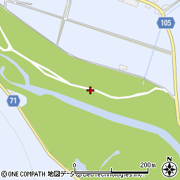 福島県いわき市川部町弁天石周辺の地図