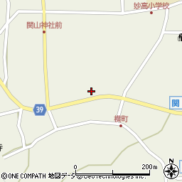 新潟県妙高市関山1425周辺の地図