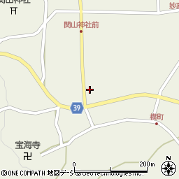 新潟県妙高市関山1451周辺の地図