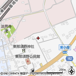 栃木県那須塩原市東小屋453周辺の地図
