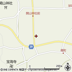 新潟県妙高市関山1452-2周辺の地図