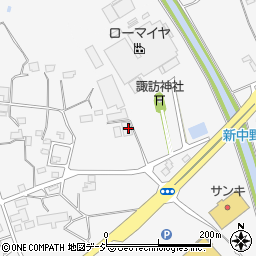 栃木県那須塩原市上中野460-2周辺の地図