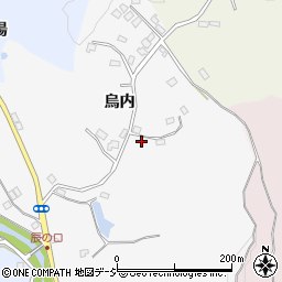 福島県いわき市仁井田町烏内104周辺の地図