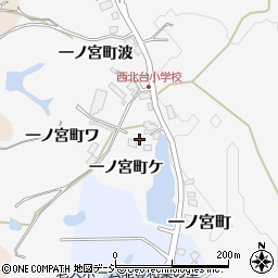 石川県羽咋市一ノ宮町ケ周辺の地図
