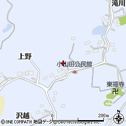 福島県いわき市山田町上野118周辺の地図