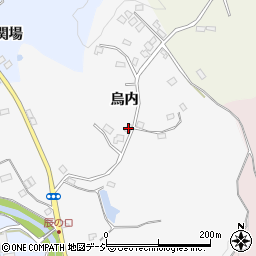 福島県いわき市仁井田町烏内96周辺の地図