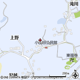 福島県いわき市山田町上野周辺の地図
