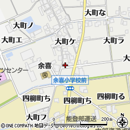 羽咋警察署　大町駐在所周辺の地図
