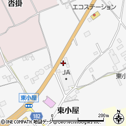 栃木県那須塩原市東小屋395周辺の地図