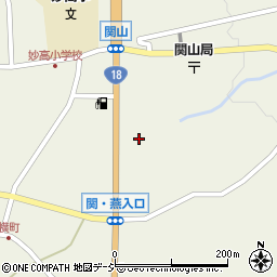 新潟県妙高市関山1540周辺の地図