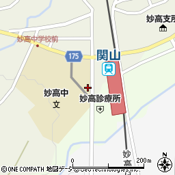 新潟県妙高市関山1169周辺の地図