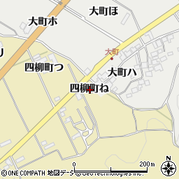 石川県羽咋市四柳町ね周辺の地図