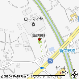 諏訪神社周辺の地図