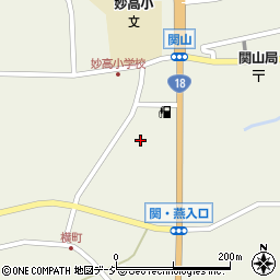 新潟県妙高市関山1399周辺の地図