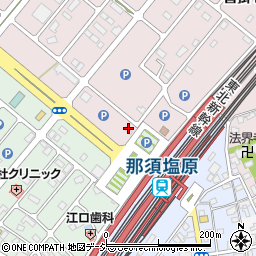 オリックスレンタカー那須塩原駅前店周辺の地図