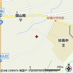 新潟県妙高市関山1625周辺の地図