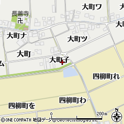 石川県羽咋市大町子周辺の地図