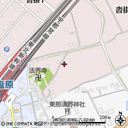 栃木県那須塩原市沓掛88周辺の地図
