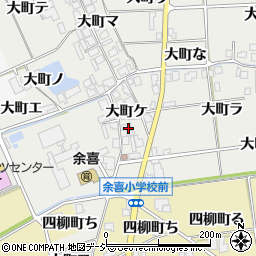 石川県羽咋市大町ケ周辺の地図