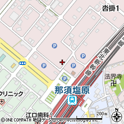 ニッポンレンタカー那須塩原駅前営業所周辺の地図