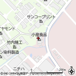 小泉食品株式会社　泉工場周辺の地図