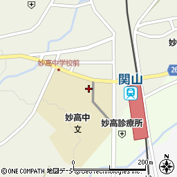 新潟県妙高市関山1668周辺の地図