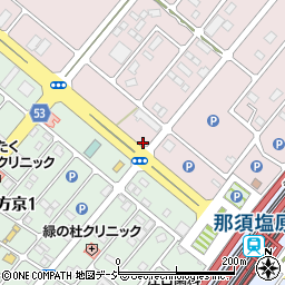スペースＥＣＯ那須塩原駅前第４駐車場周辺の地図