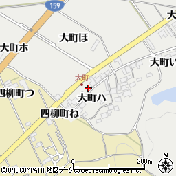 石川県羽咋市大町ニ周辺の地図