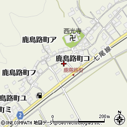 石川県羽咋市鹿島路町コ周辺の地図