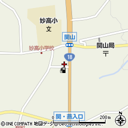 新潟県妙高市関山1544-3周辺の地図