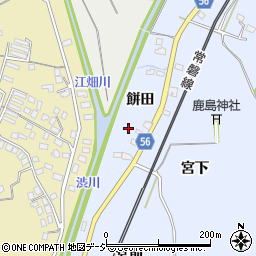 福島県いわき市石塚町餅田周辺の地図