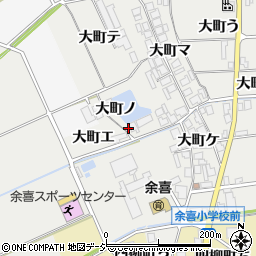 石川県羽咋市大町（の）周辺の地図