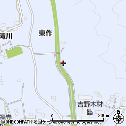 福島県いわき市山田町東作周辺の地図