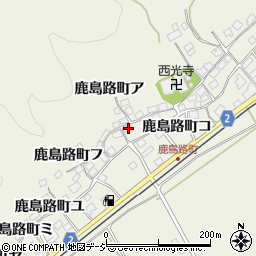 石川県羽咋市鹿島路町コ10周辺の地図