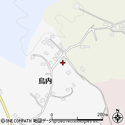 福島県いわき市仁井田町烏内71周辺の地図