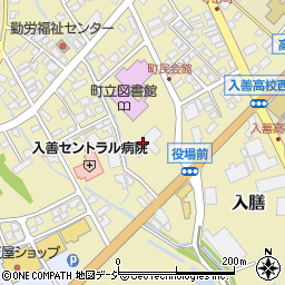 富山県下新川郡入善町周辺の地図