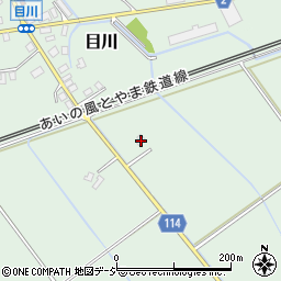 富山県下新川郡入善町目川633周辺の地図