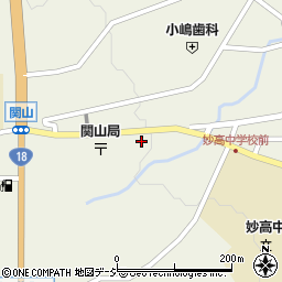 新潟県妙高市関山1591周辺の地図