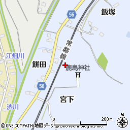 福島県いわき市石塚町宮下周辺の地図
