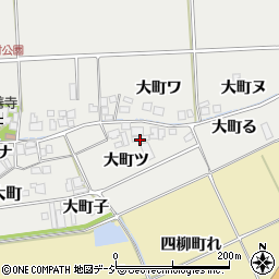 石川県羽咋市大町ツ周辺の地図