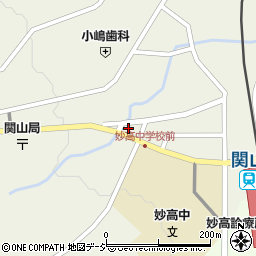 新潟県妙高市関山1613周辺の地図