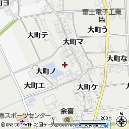 石川県羽咋市大町エ周辺の地図