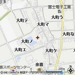石川県羽咋市大町（エ）周辺の地図