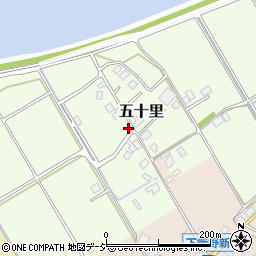 富山県下新川郡入善町五十里114周辺の地図