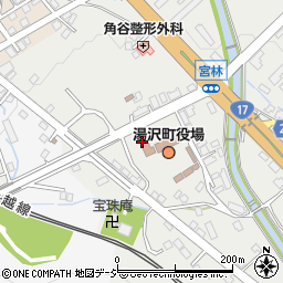 湯沢町役場産業観光部　観光商工課周辺の地図