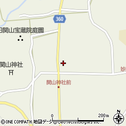 新潟県妙高市関山2911周辺の地図