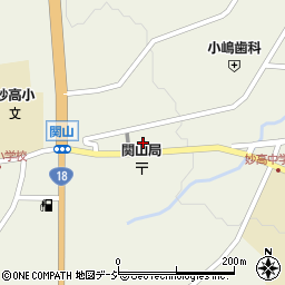 新潟県妙高市関山2061-2周辺の地図