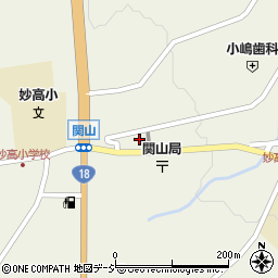新潟県妙高市関山2067周辺の地図