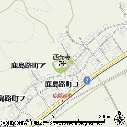 石川県羽咋市鹿島路町エ周辺の地図